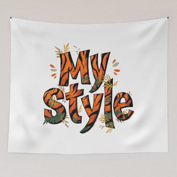 Item preview, My Style Tiger Typography designed and sold by MORELL Design.
