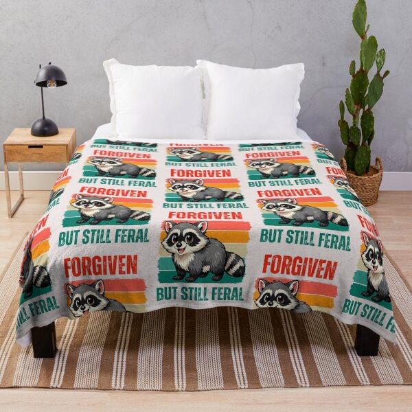 Item preview,   Forgiven But Still Feral Gifts For Raccoon Lovers designed and sold by erozzz.