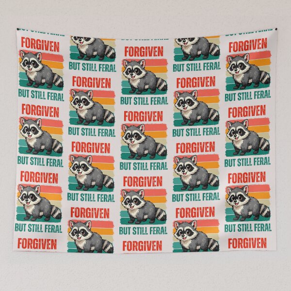 Item preview,   Forgiven But Still Feral Gifts For Raccoon Lovers designed and sold by erozzz.
