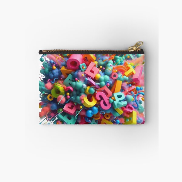 Item preview, 3D Colorful Abstract Alphabet Explosion designed and sold by Moulats.
