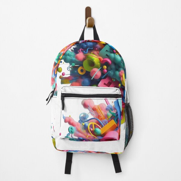 Item preview, 3D Colorful Abstract Alphabet Explosion designed and sold by Moulats.