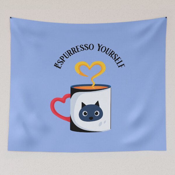 Item preview, Espurresso Yourself Funny Cat designed and sold by Sachie's Studio.