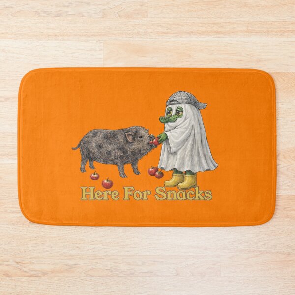 Item preview, Kind Dragon Feeding a Wild Pig – Cute Fantasy Dragon Illustration designed and sold by Bella Kiwi Art.