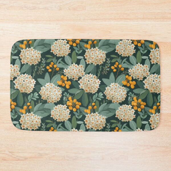 Item preview, Wax Plant Hoya Flowers Seamless Pattern designed and sold by ConcienciaEco.