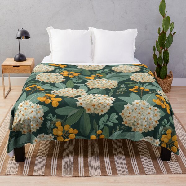 Item preview, Wax Plant Hoya Flowers Seamless Pattern designed and sold by ConcienciaEco.