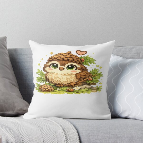 Aperçu de l'œuvre Illustration d'un hibou mignon – Art animalier de la forêt créée et vendue par StyleLap.