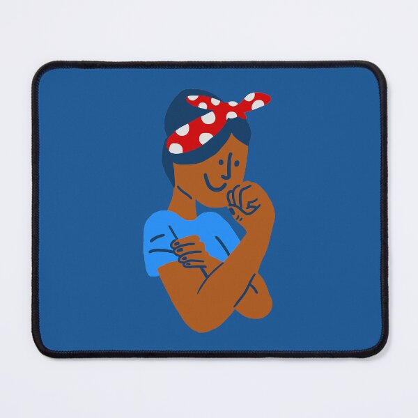 Item preview, african black rosie the riveter rockabilly retro icon designed and sold by Gossip Rag.