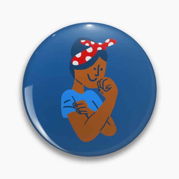 Item preview, african black rosie the riveter rockabilly retro icon designed and sold by Gossip Rag.