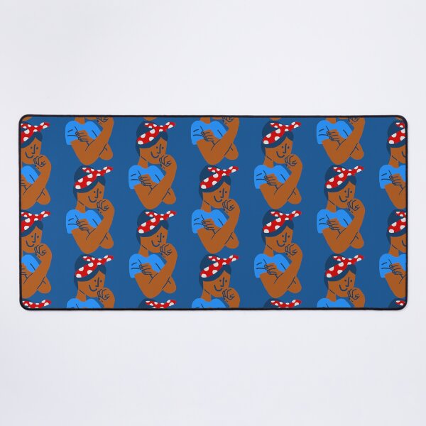Item preview, african black rosie the riveter rockabilly retro icon designed and sold by Gossip Rag.