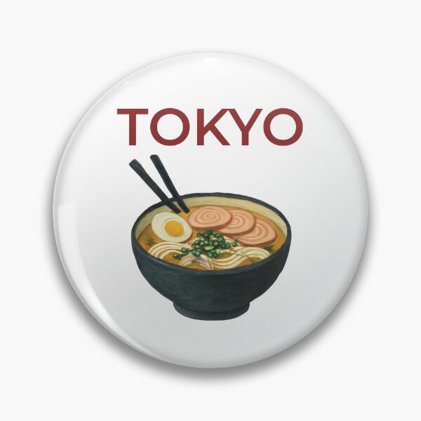 Artikelvorschau, Illustration zum Thema Ramen-Schüssel im Tokyo-City-Vibes-Stil entworfen und verkauft von Inkworksbyshery.