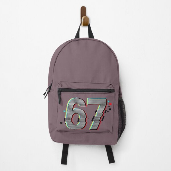 Item preview, 67 Glitch Number Art designed and sold by MellowMoodLab.