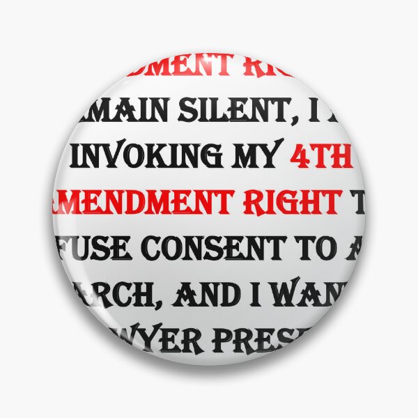 Item preview, 5th and 4th Amendment designed and sold by Chopstix & Chorizo.
