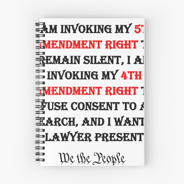 Item preview, 5th and 4th Amendment designed and sold by Chopstix & Chorizo.