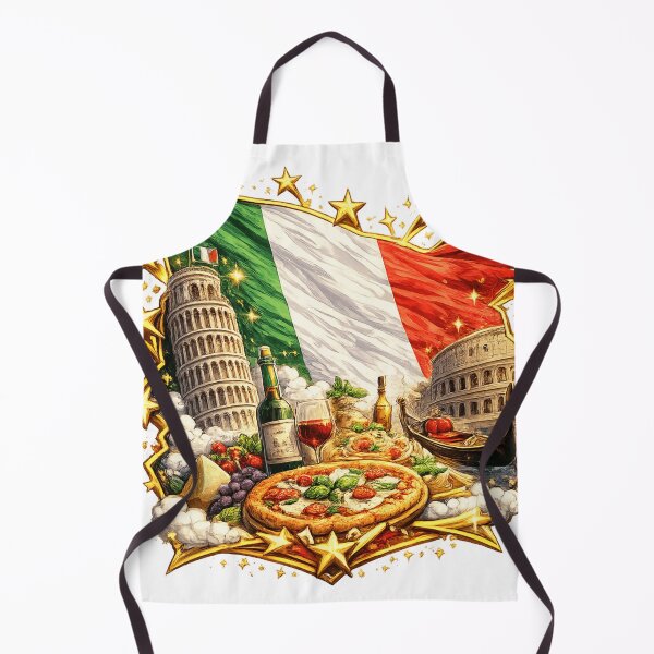 Item preview, Premium Italian Logo – Italian Culture & Excellence with Golden Stars designed and sold by K2M.