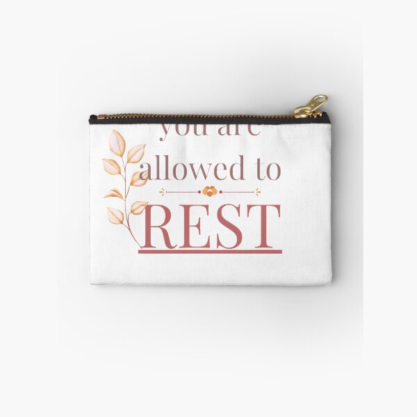 Item preview, You Are Allowed to Rest – Self Care Quote designed and sold by ZEYCAT.