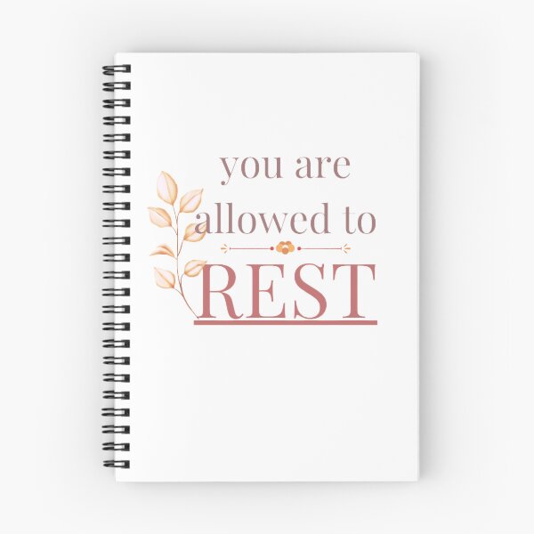 Item preview, You Are Allowed to Rest – Self Care Quote designed and sold by ZEYCAT.