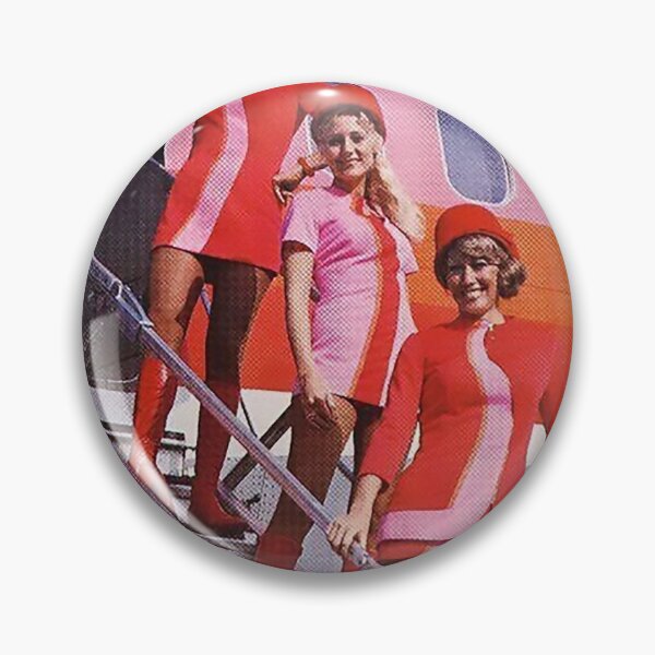 Item preview, 1970s PSA airline stewardess designed and sold by PIXEL POP DESIGNS - Beyond the Norm!.