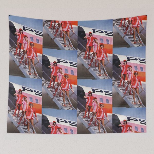Item preview, 1970s PSA airline stewardess designed and sold by PIXEL POP DESIGNS - Beyond the Norm!.