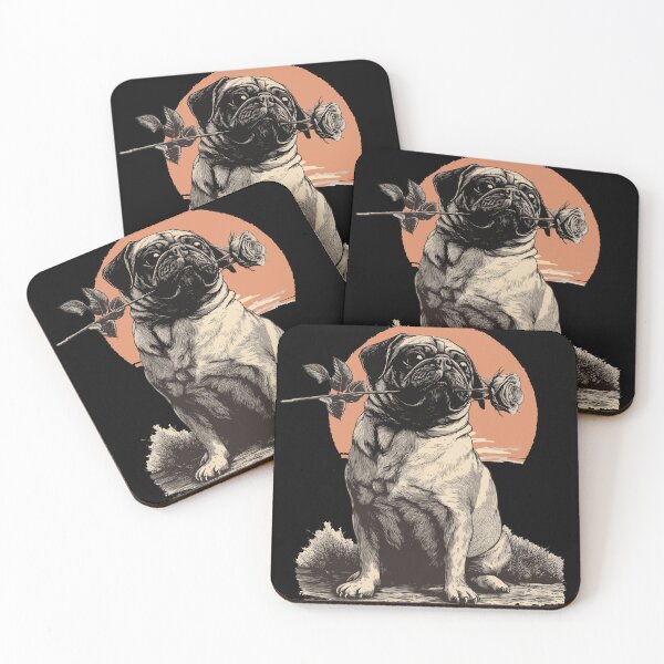 Item preview, Pug Charming designed and sold by ClubVacay.