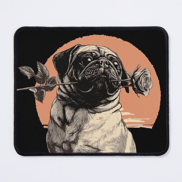 Item preview, Pug Charming designed and sold by ClubVacay.