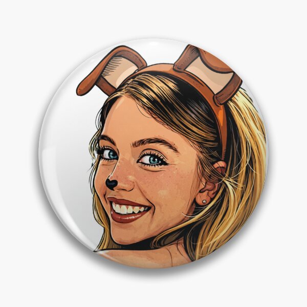 Item preview, Sydney Sweeney as a rabbit (fan art) designed and sold by PopCultureAndStuff.