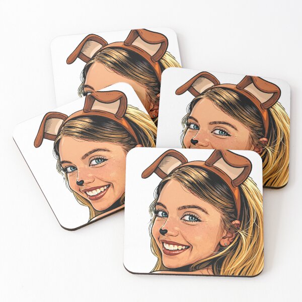 Item preview, Sydney Sweeney as a rabbit (fan art) designed and sold by PopCultureAndStuff.