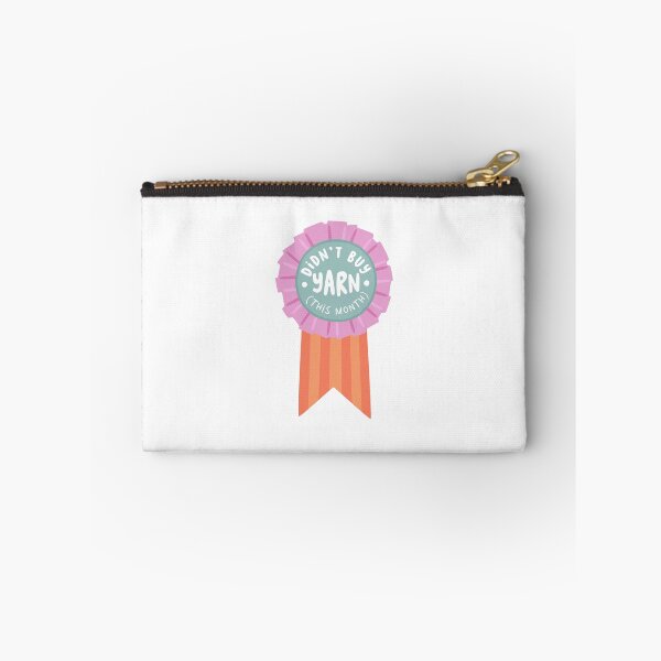 Item preview, Didn’t Buy Yarn This Month – Knitter Achievement Badge designed and sold by OHBOY! Handmade.