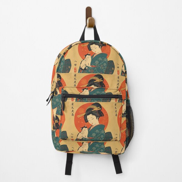 Item preview, Vintage Cute Geisha Cat Retro Kyoto Girl Japan designed and sold by Vintage City.