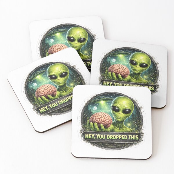 Item preview, Hey, You Dropped This - Alien Design  designed and sold by Decaldistrict.