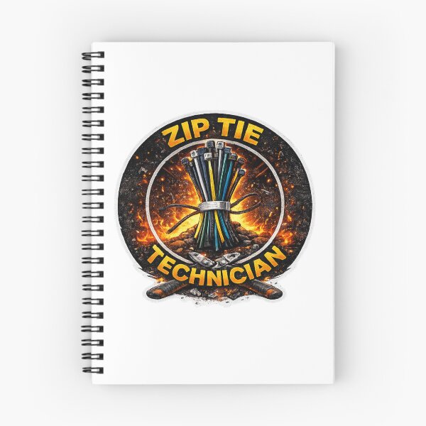 Item preview, Funny Certified Zip Tie Technician  designed and sold by Decaldistrict.