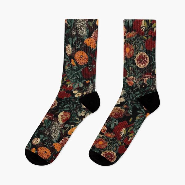 Item preview, Dark Vintage Floral Pattern designed and sold by ZEYCAT.
