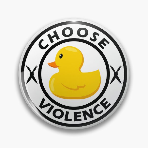 Item preview, Choose Violence Rubber Ducky designed and sold by the-craft-shop.