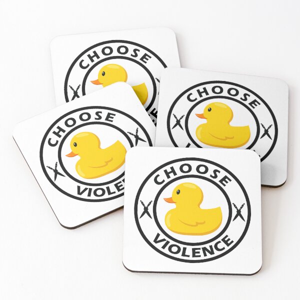 Item preview, Choose Violence Rubber Ducky designed and sold by the-craft-shop.