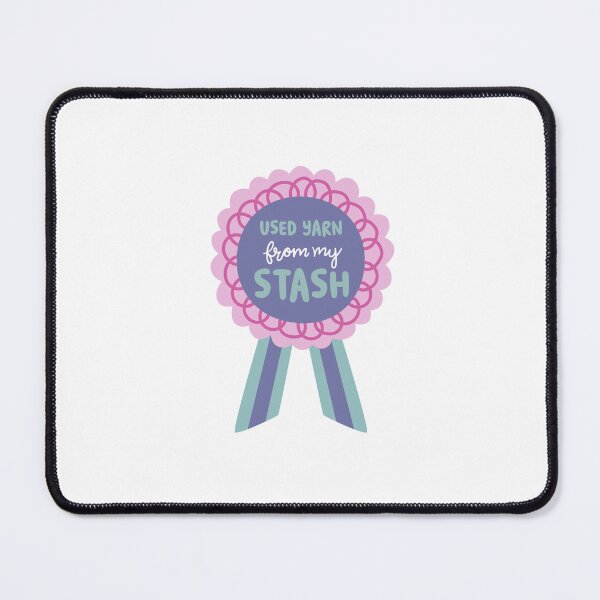 Item preview, Used yarn from my stash – Knitter Achievement Badge designed and sold by OHBOY! Handmade.