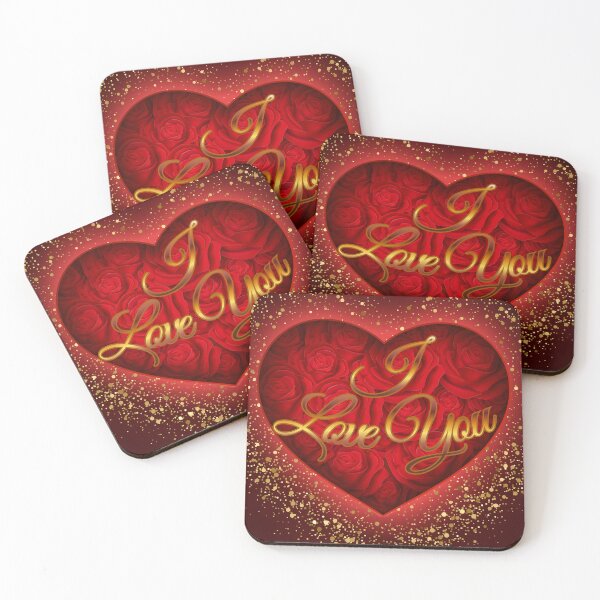 Item preview, I Love You Rose Heart Valentine Design designed and sold by MORELL Design.