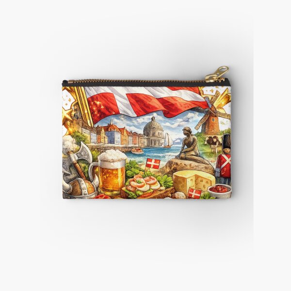 Item preview, Premium Denmark Logo – Iconic Symbols & Gold Stars designed and sold by K2M.