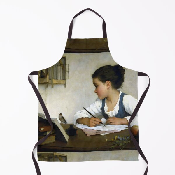 Item preview, Henriette Browne - Girl Writing with Pet Goldfinch designed and sold by Jon-Baran.