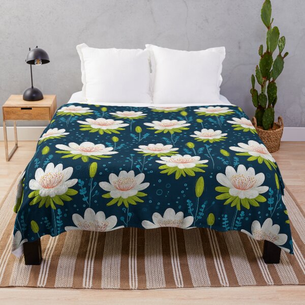 Item preview, Dragon Fruit Flower Seamless Pattern designed and sold by ConcienciaEco.