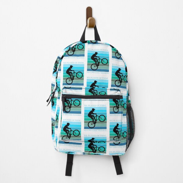 Item preview, Retro Sunset Bicycle Silhouette: "We Played Outside" Nostalgic Design designed and sold by VibranPalette.