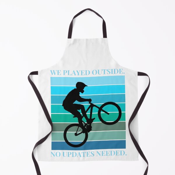 Item preview, Retro Sunset Bicycle Silhouette: "We Played Outside" Nostalgic Design designed and sold by VibranPalette.