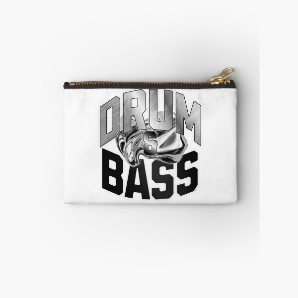 Item preview, DRUM AND BASS  - Y2K Monochrome (dark grey) designed and sold by Discothreadz.