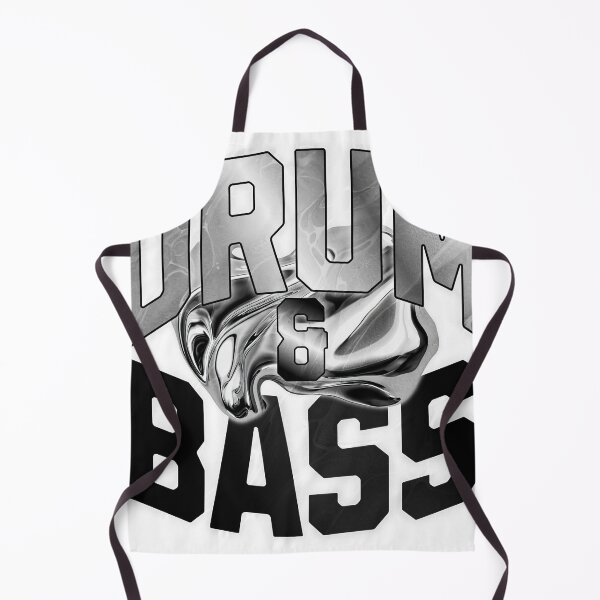 Item preview, DRUM AND BASS - Y2K Monochrome (dark grey) designed and sold by Discothreadz.