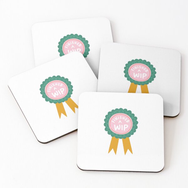 Item preview, Finished a WIP – Knitter Achievement Badge designed and sold by OHBOY! Handmade.