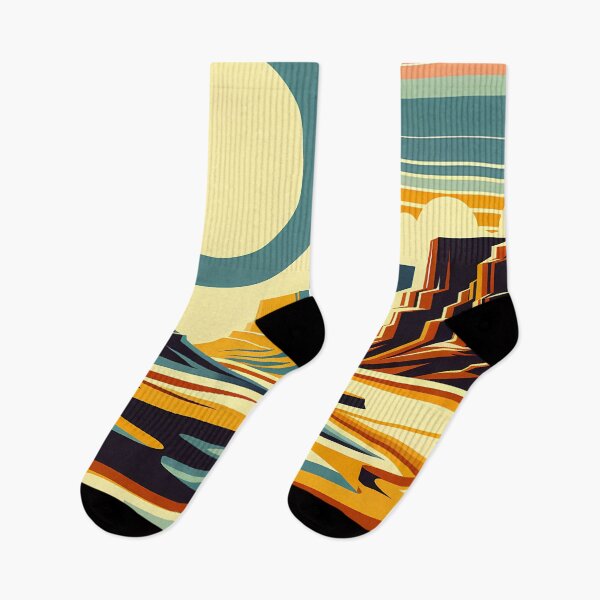 Item preview, Geometric Desert Canyon Sunrise designed and sold by InkSmithery.