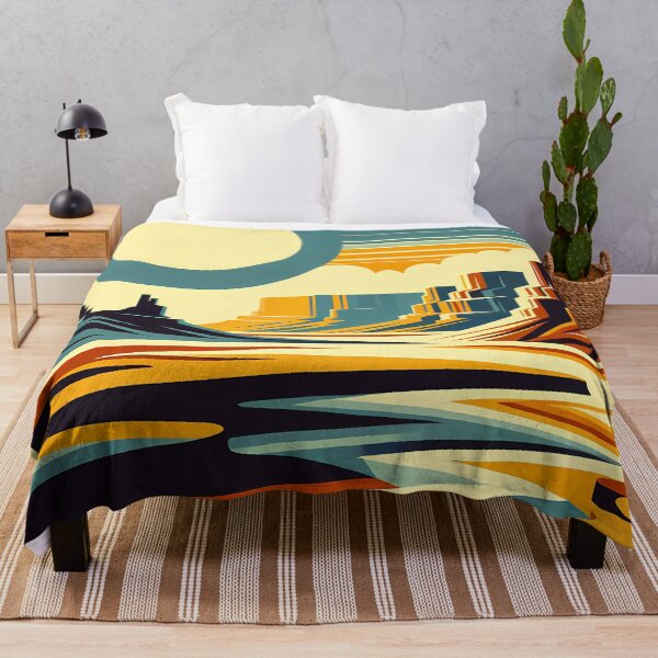 Item preview, Geometric Desert Canyon Sunrise designed and sold by InkSmithery.