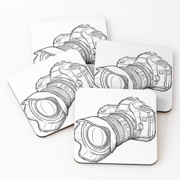 Item preview, Line Art of long shoot camera designed and sold by lil_arin.