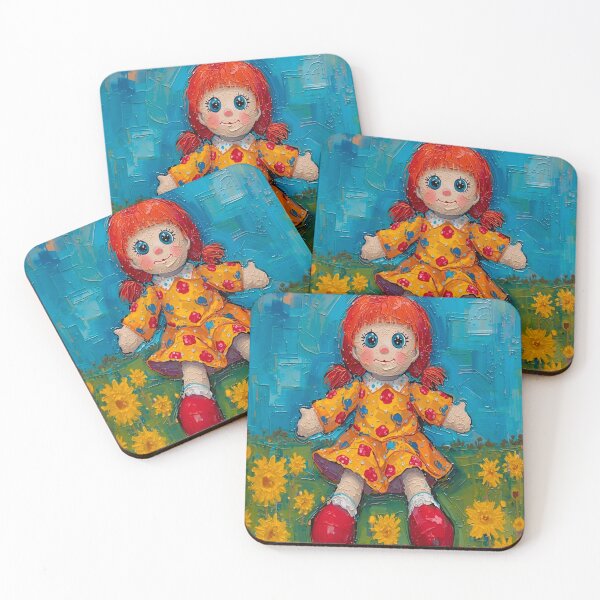 Item preview, Whimsical Rag Doll Art Print designed and sold by shaang.