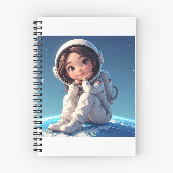 Item preview, Sitting On top of the World Astronaut Girl designed and sold by Clickcreations.