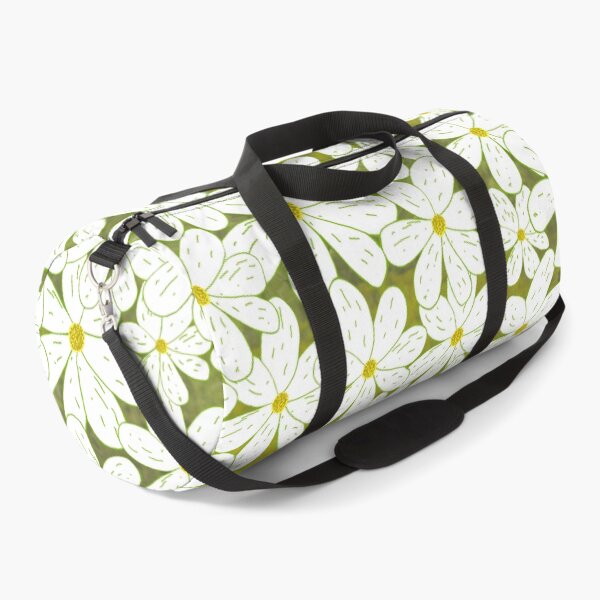 Item preview, Daisy Patch - Loads of white daisies, green background designed and sold by Lynne Goodman Design.