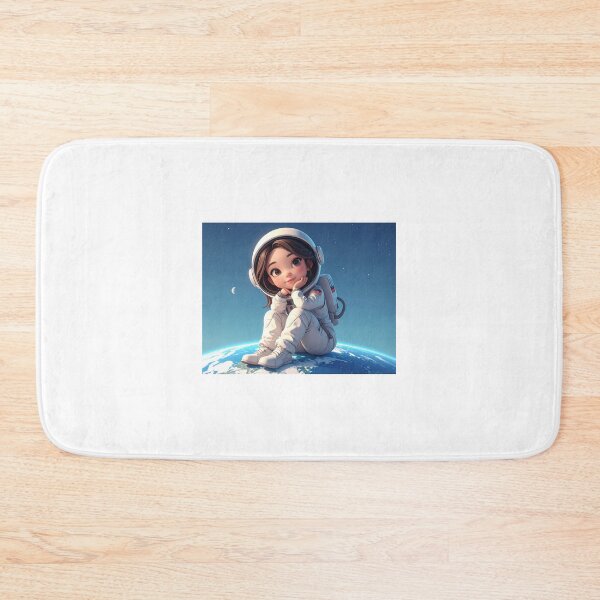 Item preview, Sitting On top of the World Astronaut Girl designed and sold by Clickcreations.